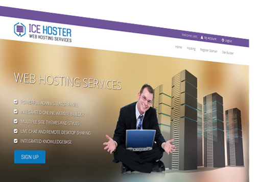 iScripts AutoHoster is a web host software which that you start your own web hosting business in minutes. Supports account management, billing with paypal, credit cards, automated billing, recurring billing, domain registration, online payment, enom api support etc..It comes with an integrated helpdesk and website builder.