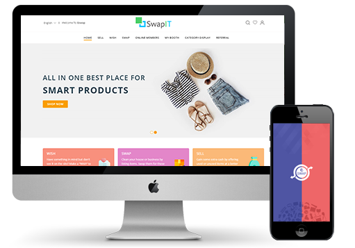 iScripts eSwap is a  complete online swapping platform allowing you to create your own online swap meet / barter web site.