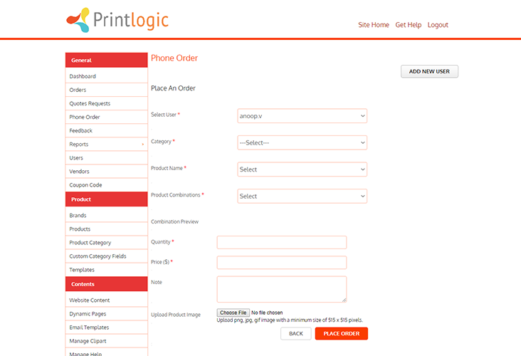 web to print software