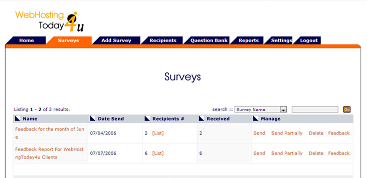 online survey